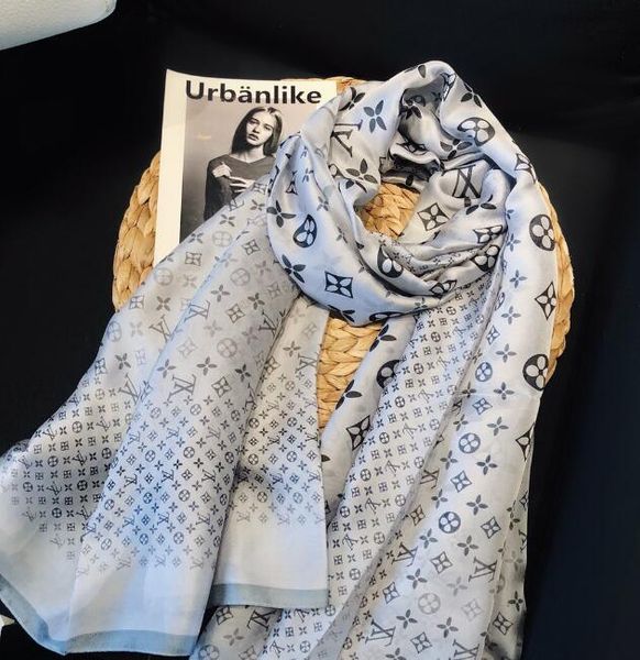 wholesale spring silk shawl classic silk scarf lady soft lightweight silk scarf beach towel 190 * 80cm, Blue;gray
wholesale spring silk shawl classic silk scarf lady soft lightweight silk scarf beach towel 190 * 80cm, Blue;gray