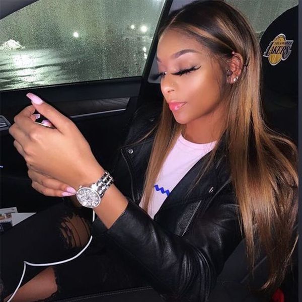 straight 250 density lace front human hair wig highlight colored 13x6 lace frontal wig honey blonde peruvian dolago wigs, Black;brown
straight 250 density lace front human hair wig highlight colored 13x6 lace frontal wig honey blonde peruvian dolago wigs, Black;brown