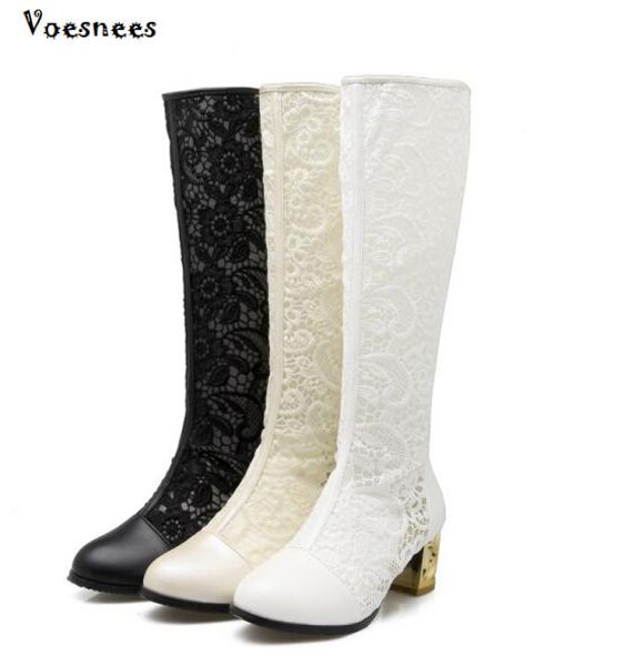 2019 fashion women boots elegant lace wedding shoes boots female stretch pu leather woman black white knee-length
2019 fashion women boots elegant lace wedding shoes boots female stretch pu leather woman black white knee-length