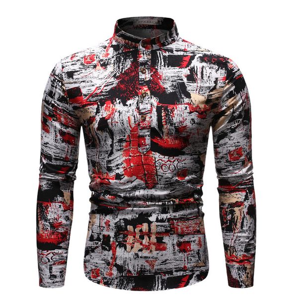men,shirt men,men's shirts,fashion casual shirts,printed shirts, men's lapel shirts, long sleeve shirt men, men's clothing, White;black 
men,shirt men,men's shirts,fashion casual shirts,printed shirts, men's lapel shirts, long sleeve shirt men, men's clothing, White;black