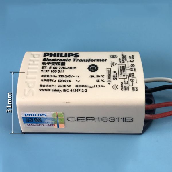 Electronic Transformer 12V Halogen Lamps Dimmable 12V Quartz Lamp Electronic Transformer 20-50W AC220V to AC12V Lighting Transformer