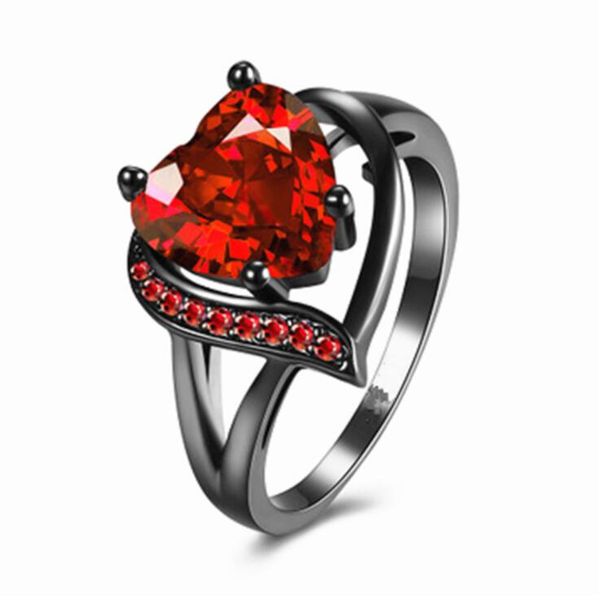 european and american fashion brand ring heart ultrashine red zircon ring ring allergy prevention spot supply, Silver
european and american fashion brand ring heart ultrashine red zircon ring ring allergy prevention spot supply, Silver