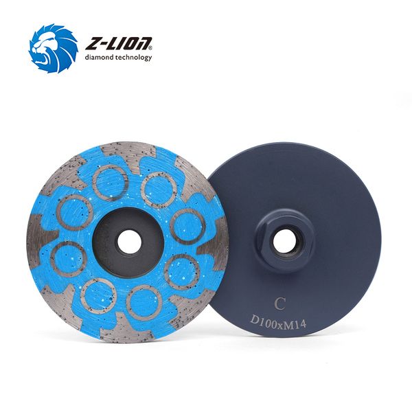 z-lion 4" resin filled diamond grinding wheel m14 thread diamond sanding disc for granite marble concrete coarse medium fine
z-lion 4" resin filled diamond grinding wheel m14 thread diamond sanding disc for granite marble concrete coarse medium fine