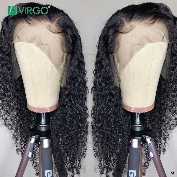 virgo deep wave wigs 13x4 lace front human hair wig for black women middle brazilian lace front wig 150% density remy 10-24 inch, Black;brown
virgo deep wave wigs 13x4 lace front human hair wig for black women middle brazilian lace front wig 150% density remy 10-24 inch, Black;brown