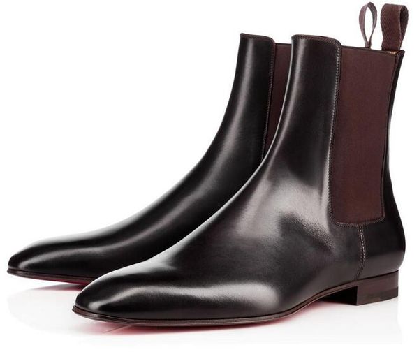 red bottoms roadie flat for men ankle boots design comfortable leather perfect party dress wedding fashion casual walking winter e2331, Black
red bottoms roadie flat for men ankle boots design comfortable leather perfect party dress wedding fashion casual walking winter e2331, Black