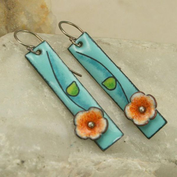 lovely blue earrings 2020 new orange flower handmade long dangle earrings for women wedding jewelry brincos, Silver
lovely blue earrings 2020 new orange flower handmade long dangle earrings for women wedding jewelry brincos, Silver