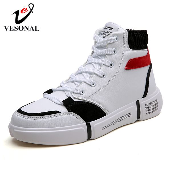 vesonal new summer trendy casual shoes lace-up sneaker men fashion trend high skateboard shoes men quality wear-resistant, Black
vesonal new summer trendy casual shoes lace-up sneaker men fashion trend high skateboard shoes men quality wear-resistant, Black