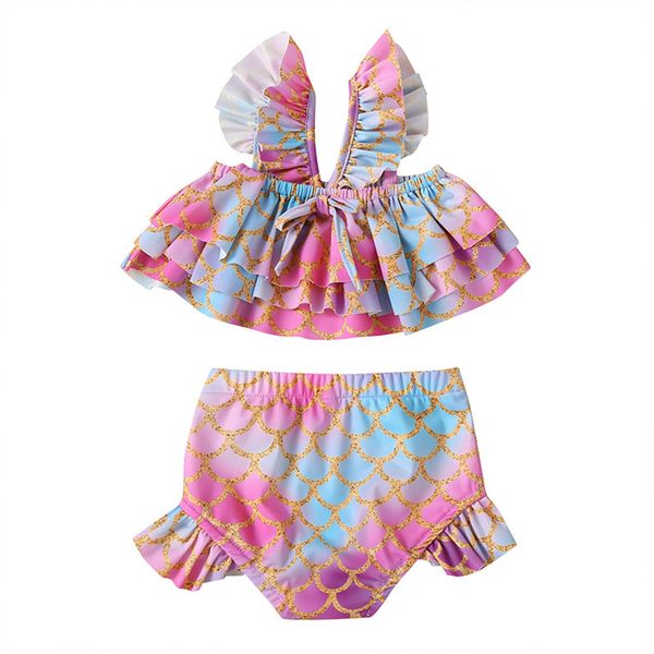 summer kids girl fish scale +shorts outfits swimwear beach bathing bikini suit cute set, White
summer kids girl fish scale +shorts outfits swimwear beach bathing bikini suit cute set, White