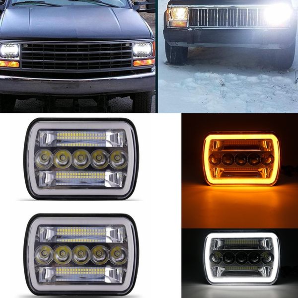 5x7 waterproof led headlight sealed beam turn singal 7x6 inch headlamps for xj yj truck h6014 h6052 h6054
5x7 waterproof led headlight sealed beam turn singal 7x6 inch headlamps for xj yj truck h6014 h6052 h6054