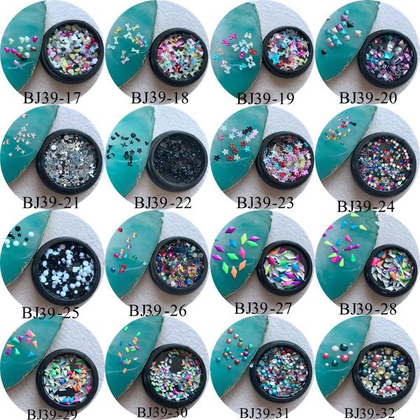 1jar nail art mix deco in jars metal stud different pearls different rhinestone mix in jars bj39-17-32, Silver;gold
1jar nail art mix deco in jars metal stud different pearls different rhinestone mix in jars bj39-17-32, Silver;gold