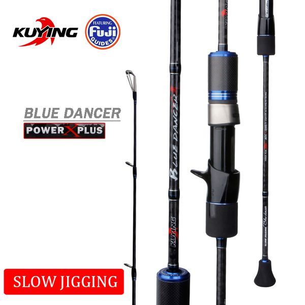 kuying bluedancer 2.04m casting slow jigging rod fishing lure cane rods carbon fuji rotate helical ring 1 section 150-400g lures
kuying bluedancer 2.04m casting slow jigging rod fishing lure cane rods carbon fuji rotate helical ring 1 section 150-400g lures