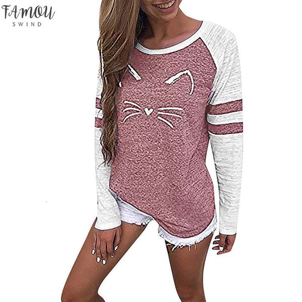 womens shirts with cats in womens t shirts ladies cat printing t shirt long sleeve t shirt women female, White
womens shirts with cats in womens t shirts ladies cat printing t shirt long sleeve t shirt women female, White