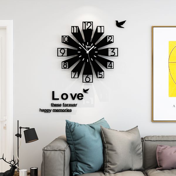 new arrival 3d geometric creative large wall clock modern design home decorative wall clocks watch home living room decoration
new arrival 3d geometric creative large wall clock modern design home decorative wall clocks watch home living room decoration