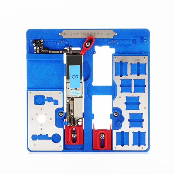 mj a21+ a22+ a23+ pcb holder motherboard repair fixture for 5s/6/6s/6sp/7/7p/8/8p/xr nand pcie logic board chip fixture
mj a21+ a22+ a23+ pcb holder motherboard repair fixture for 5s/6/6s/6sp/7/7p/8/8p/xr nand pcie logic board chip fixture