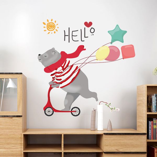 cartoon skateboard bear wall sticker the third generation removable pvc wall sticker
cartoon skateboard bear wall sticker the third generation removable pvc wall sticker
