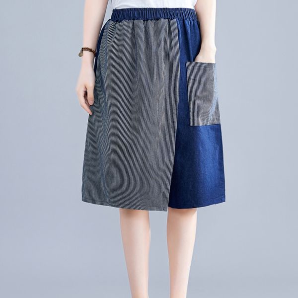 women jeans denim shorts culottes bottoms big loose elastic waist patchwork retro fashion casual for spring summer bo18381529, Blue
women jeans denim shorts culottes bottoms big loose elastic waist patchwork retro fashion casual for spring summer bo18381529, Blue