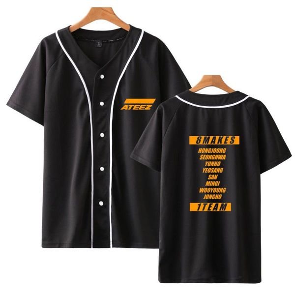 kpop корейской команды ateez с коротким рукавом v-образным вырезом baseball tee harajuku kpop soft мода 2019 новая команда новая summer tee, Black;brown
kpop корейской команды ateez с коротким рукавом v-образным вырезом baseball tee harajuku kpop soft мода 2019 новая команда новая summer tee, Black;brown