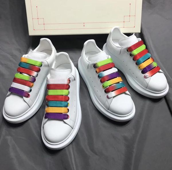 2020 mens designer shoes white smooth calf leather platform sneakers lace-up reflective 3m trainer womens colorful lace-up flat casual shoes, Black
2020 mens designer shoes white smooth calf leather platform sneakers lace-up reflective 3m trainer womens colorful lace-up flat casual shoes, Black