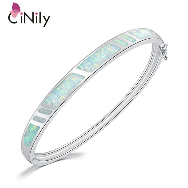 cinily white & blue fire opal stone bangles bracelet silver plated bohemia boho vintage luxury jewelry woman, Black
cinily white & blue fire opal stone bangles bracelet silver plated bohemia boho vintage luxury jewelry woman, Black