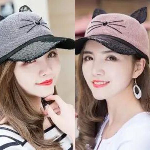 new fashion student hat girl summer sun hat lovely cat baseball cap spring autumn cap star same style bonnet funny wrap, Blue;gray
new fashion student hat girl summer sun hat lovely cat baseball cap spring autumn cap star same style bonnet funny wrap, Blue;gray