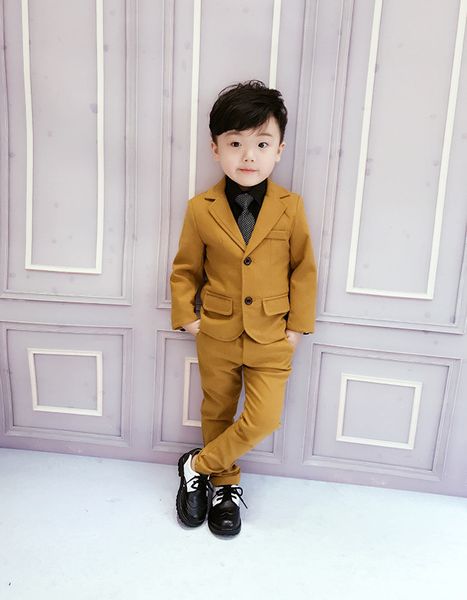 Summer Kids British Wind Birthday Boy suit Formal Brown gentleman dress Children's clothing graduation suit
Summer Kids British Wind Birthday Boy suit Formal Brown gentleman dress Children's clothing graduation suit