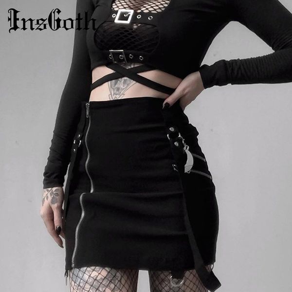 insgoth high waist bodycon black mini women skirts moon zipper gothic streetwear bandage shorts skirts harajuku skirt
insgoth high waist bodycon black mini women skirts moon zipper gothic streetwear bandage shorts skirts harajuku skirt