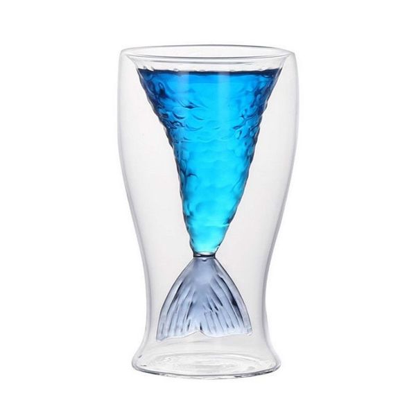 80ml creative crystal mermaid tail cup transparent glass fish tail practical creative wine cup heat-resisting glass bar cups with box
80ml creative crystal mermaid tail cup transparent glass fish tail practical creative wine cup heat-resisting glass bar cups with box