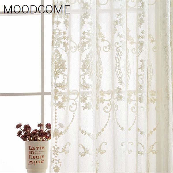 

monica tulle for living room sheer gauze yarn balcony curtains for living dining room bedroom partition embroidery