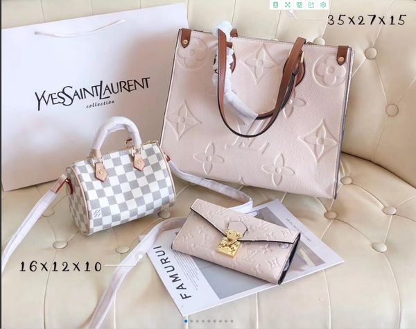 elegant lady three-piece messenger bag luxury wild three-piece suit large-capacity messenger bag shopping bag fashion exquisite messengerbag
elegant lady three-piece messenger bag luxury wild three-piece suit large-capacity messenger bag shopping bag fashion exquisite messengerbag