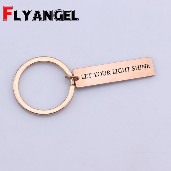 engraved keyrings let your light shine inspiration gift key holders inspirational gift for graduates simple fashion bag charm, Silver
engraved keyrings let your light shine inspiration gift key holders inspirational gift for graduates simple fashion bag charm, Silver