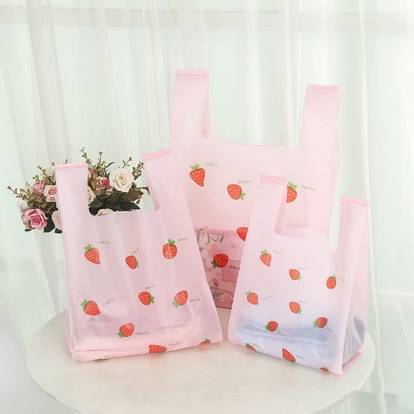 50pcs strawberry series gift bag plastic packaging bags dessert bag clothing decoration cosmetics storage
50pcs strawberry series gift bag plastic packaging bags dessert bag clothing decoration cosmetics storage