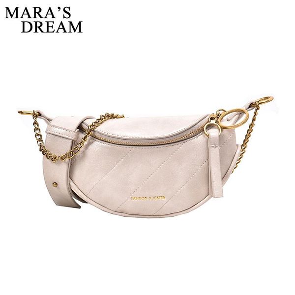 mara's dream 2019 new solid color tide korean version of the wild texture chain messenger bag fashion chest bag pockets
mara's dream 2019 new solid color tide korean version of the wild texture chain messenger bag fashion chest bag pockets