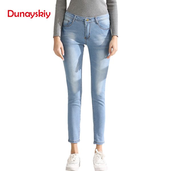 dunayskiy 2019 new spring and autumn high waist slim elastic denim women jeans basic skinny women sky blue ankle-length pants
dunayskiy 2019 new spring and autumn high waist slim elastic denim women jeans basic skinny women sky blue ankle-length pants
