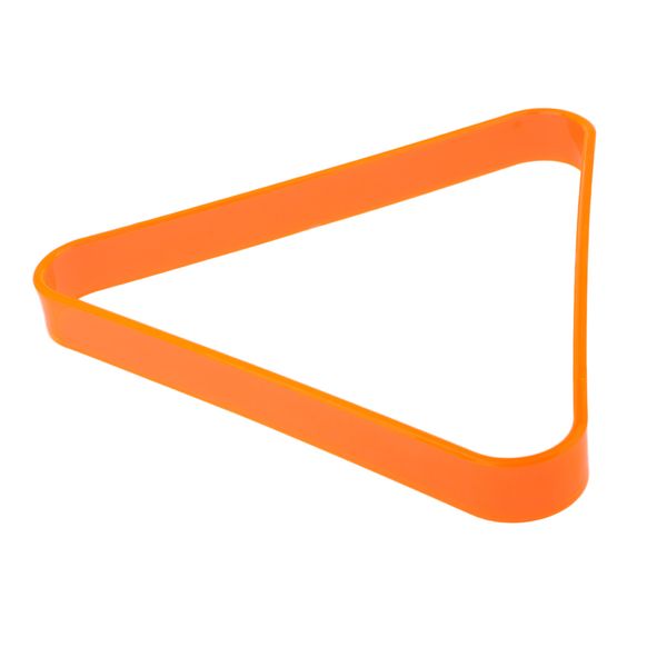 heavy duty billiard/pool table accessory: 8-ball rack, plastic triangle, holds standard 2-1/4" sized balls
heavy duty billiard/pool table accessory: 8-ball rack, plastic triangle, holds standard 2-1/4" sized balls