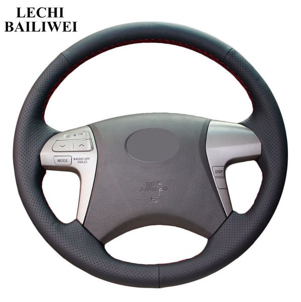 black artificial leather hand-stitched car steering wheel cover for highlander 2009-2013 fortuner 2015 camry 2009-2011
black artificial leather hand-stitched car steering wheel cover for highlander 2009-2013 fortuner 2015 camry 2009-2011