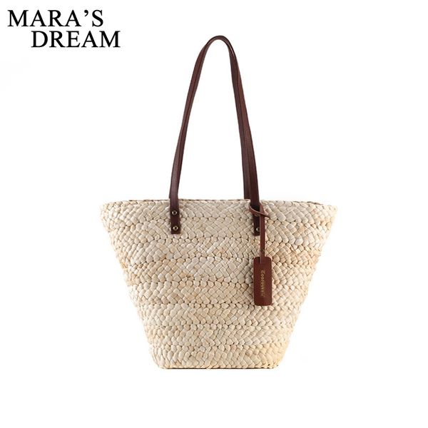 mara's dream 2019 new solid color female bag art small fresh fashion wild portable bucket straw seaside holiday woven bag
mara's dream 2019 new solid color female bag art small fresh fashion wild portable bucket straw seaside holiday woven bag