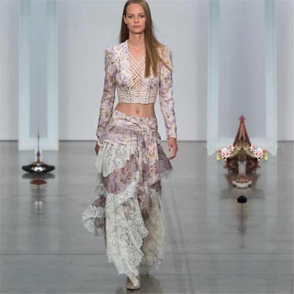 new arrival women 2 pieces set long sleeve lace shirt and flower long skirt 2 piece set women v-neck blouse, White
new arrival women 2 pieces set long sleeve lace shirt and flower long skirt 2 piece set women v-neck blouse, White