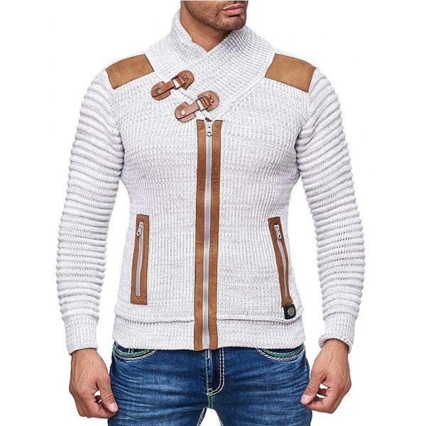 zogaa men's sweaters long sleeve knitted cardigan 2019 turtleneck pullover winter streetwear christmas sweater men, White;black
zogaa men's sweaters long sleeve knitted cardigan 2019 turtleneck pullover winter streetwear christmas sweater men, White;black