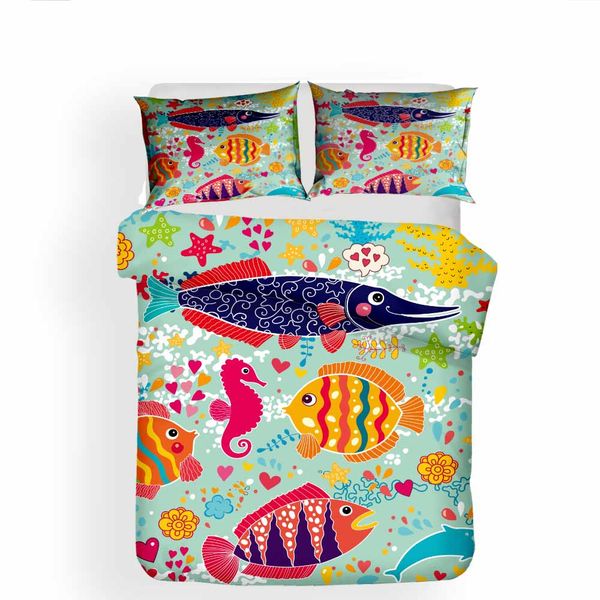 cartoon underwater world colorful shoal fish turtles bedding sets kids bedding set with pillowcases no comforter drop ship
cartoon underwater world colorful shoal fish turtles bedding sets kids bedding set with pillowcases no comforter drop ship