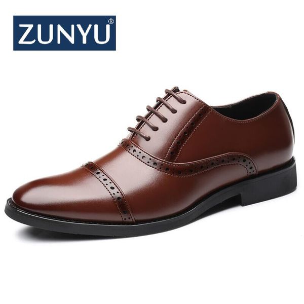 zunyu new big size 38-48 men leather loafers shoes classic lace-up brogue mans footwear formal shoes casual bullock, Black
zunyu new big size 38-48 men leather loafers shoes classic lace-up brogue mans footwear formal shoes casual bullock, Black