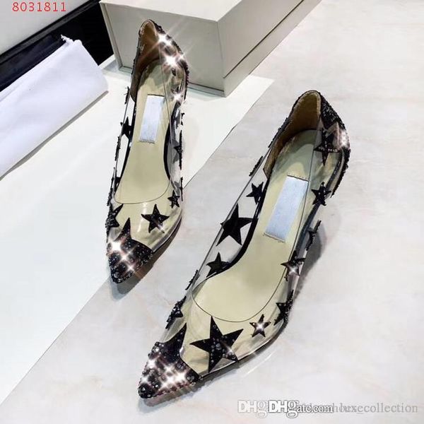 latest classic women high heels sandals,transparent sandals shoes with stars , size 34-40 ,heel-height 9 cm, Black
latest classic women high heels sandals,transparent sandals shoes with stars , size 34-40 ,heel-height 9 cm, Black