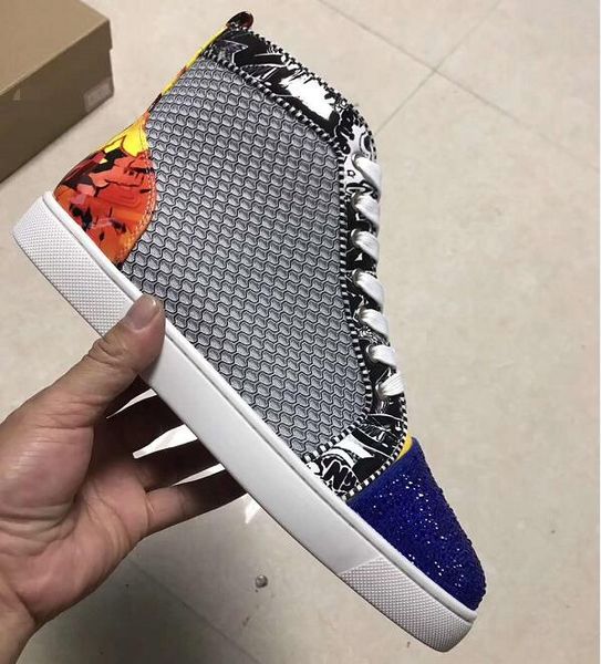Whole ale new red bottom rivet hoe men high ca ual hoe fa hion luxury red bottom pike tudded flat hoe for men hipping
Whole ale new red bottom rivet hoe men high ca ual hoe fa hion luxury red bottom pike tudded flat hoe for men hipping