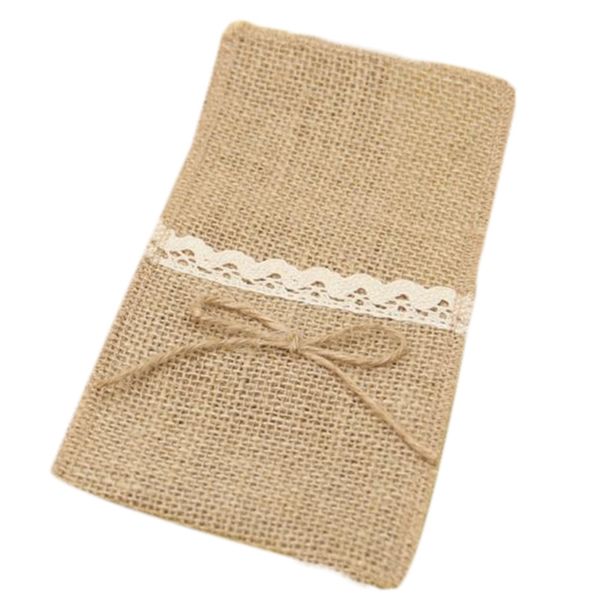 10pcs/lot knife cover holder vintage decoration wedding festival packaging fork pocket bag lace jute burlap kitchen storage organization
10pcs/lot knife cover holder vintage decoration wedding festival packaging fork pocket bag lace jute burlap kitchen storage organization