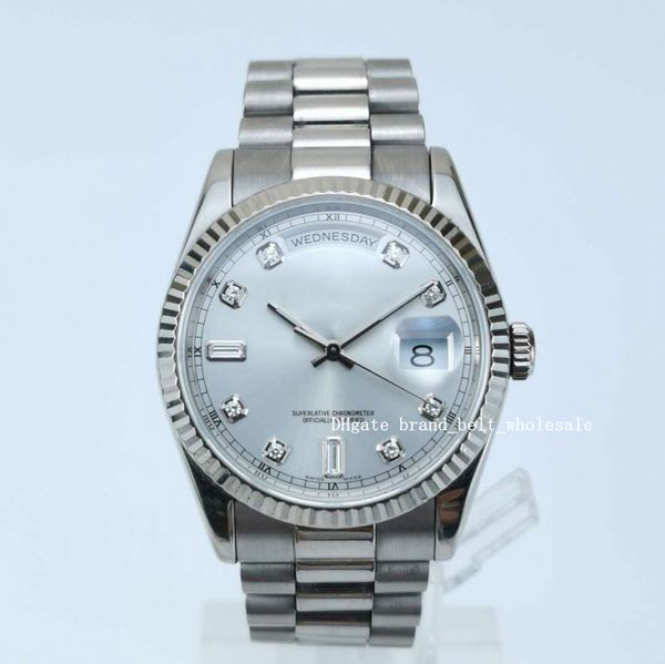 2021 shopkeeper recommend luxury 36mm 41mm men's watch 18kt gold silver diamond 118238 automatic mechanical sapphire glass, Slivery;brown
2021 shopkeeper recommend luxury 36mm 41mm men's watch 18kt gold silver diamond 118238 automatic mechanical sapphire glass, Slivery;brown