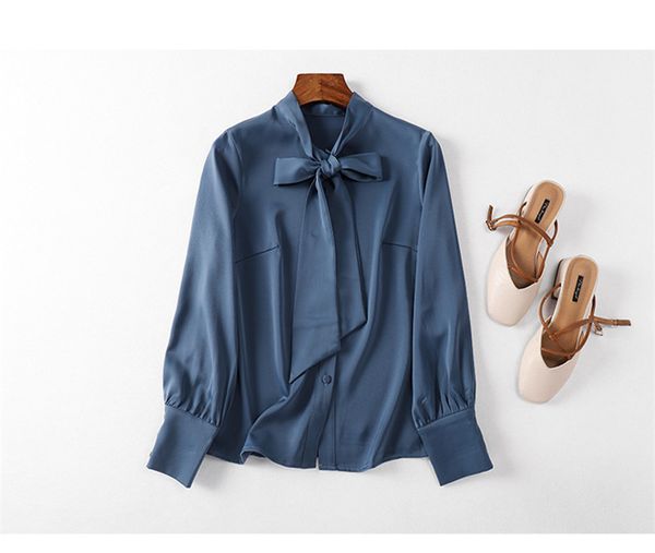 designer womens ol shirts fashion chiffon solid color shirt autumn womens bow blouses, White
designer womens ol shirts fashion chiffon solid color shirt autumn womens bow blouses, White