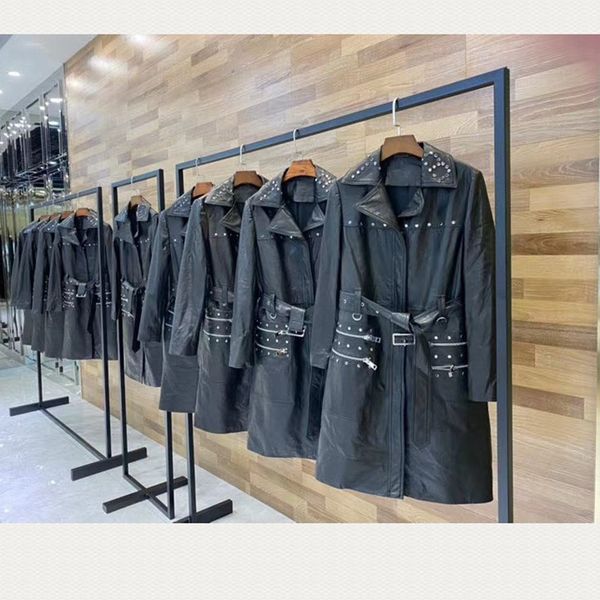 европейский стиль женщины пальто natural 100% овчины подлинной 2020 кожи длинной real овчина windcoat женского coat, Black
европейский стиль женщины пальто natural 100% овчины подлинной 2020 кожи длинной real овчина windcoat женского coat, Black