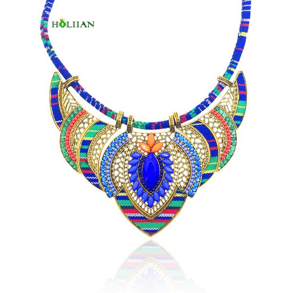 vintage bohemia necklace for women big marine blue ethnic collar female statement boho jewelry maxi tribal pendants choker, Golden;silver
vintage bohemia necklace for women big marine blue ethnic collar female statement boho jewelry maxi tribal pendants choker, Golden;silver