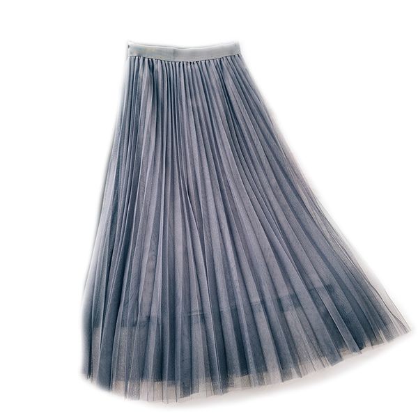 solid pleated women tulle skirt midi a-line bling gray summer elastic banded waist jupe femme bridesmaid dress feamle clothing, Black
solid pleated women tulle skirt midi a-line bling gray summer elastic banded waist jupe femme bridesmaid dress feamle clothing, Black