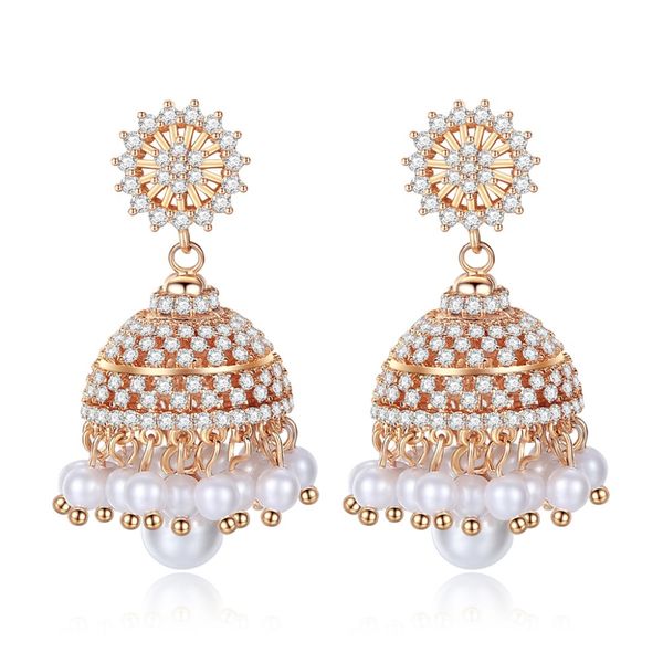 pearl earrings vintage fashion tassel pearls dome golden floral rhinestone shimmer women jewelry charms gifts, Silver
pearl earrings vintage fashion tassel pearls dome golden floral rhinestone shimmer women jewelry charms gifts, Silver