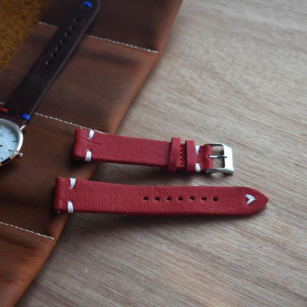 genuine leather handmade retro watch band strap red 18mm 20mm 22mm women wrist watchbands belt silver polished buckle 2019 new, Black;brown
genuine leather handmade retro watch band strap red 18mm 20mm 22mm women wrist watchbands belt silver polished buckle 2019 new, Black;brown